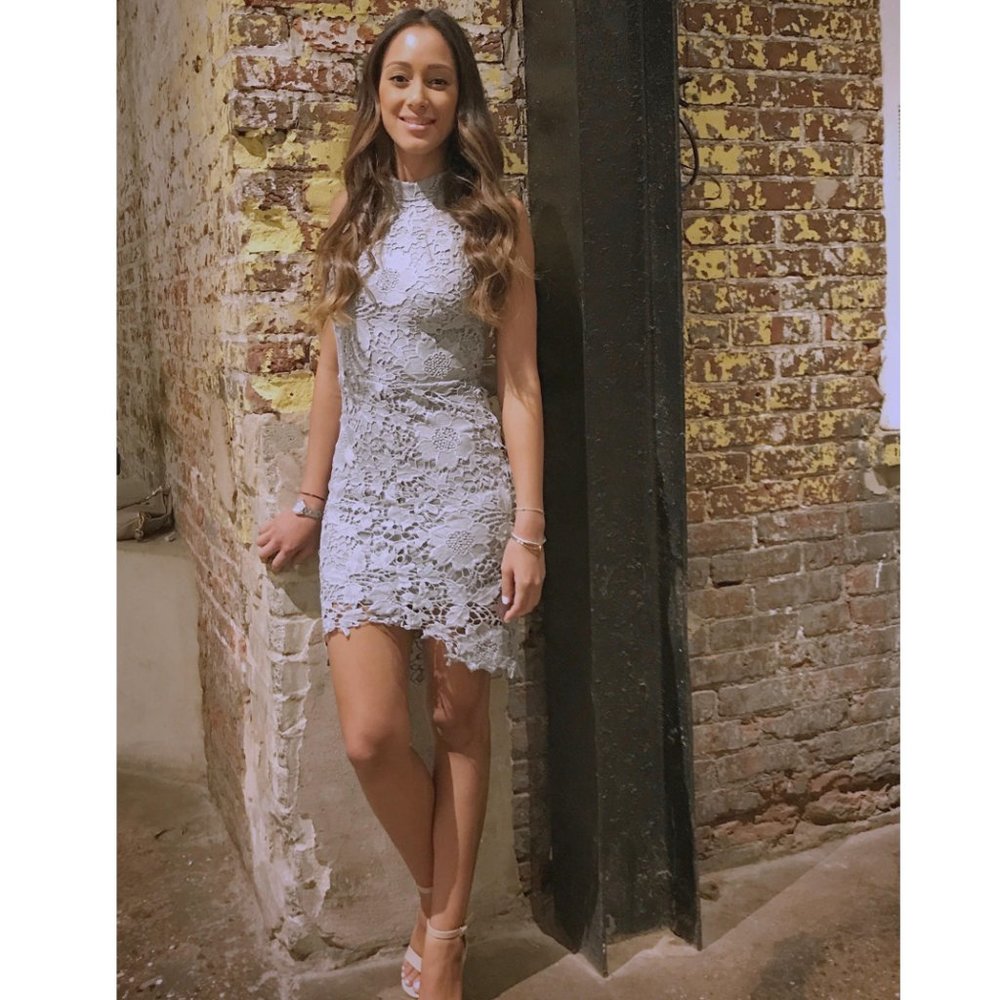 ASTR The Label - Floral Lace Mini Dress